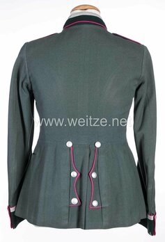 German Army Veterinary NCO's Dress Tunic Back