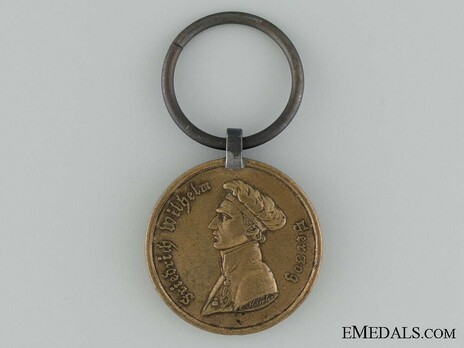 Waterloo Medal (named) Obverse