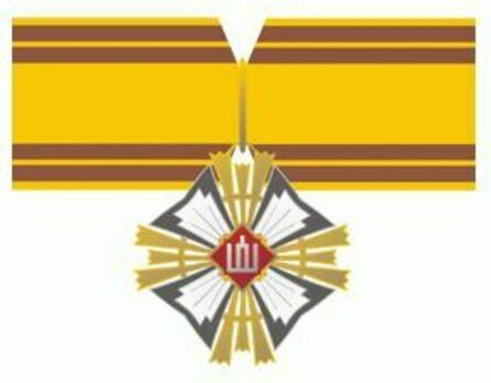 Order of Gediminas, Commander's Cross Obverse