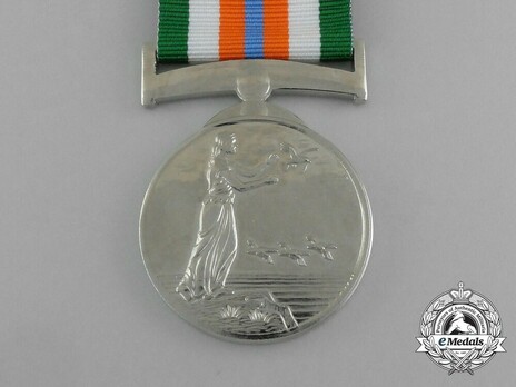 United Nations Peacekeepers Medal in Silver Obverse