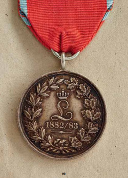 Honour Decoration for the Flood, 1882-1883 Obverse