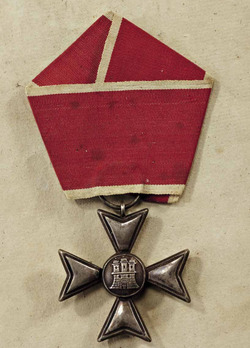 Long Service Cross for 20 Years in Silver