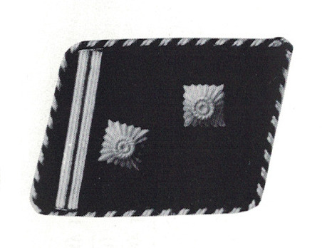 Allgemeine SS Hauptscharführer Collar Tabs (1934-1940 version) Obverse