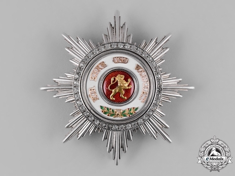 Order of the Zähringer Lion, Grand Cross Breast Star (with diamonds) Obverse