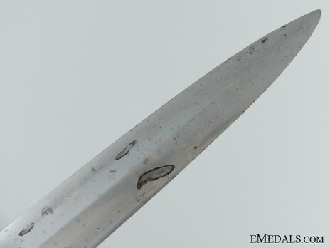 Allgemeine SS M33 RZM Marked Service Dagger (by Weyersberg, Kirschbaum & Cie) Blade Tip Detail