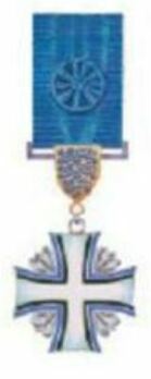 Order of the Cross of Terra Mariana, IV Class Cross Obverse