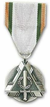 Divisions of the Lithuanian Armed Forces Medal for Outstanding Service Obverse