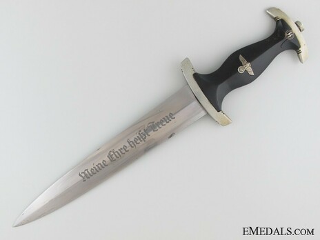 Allgemeine SS M33 RZM Marked Service Dagger (by Robert Klaas) Obverse