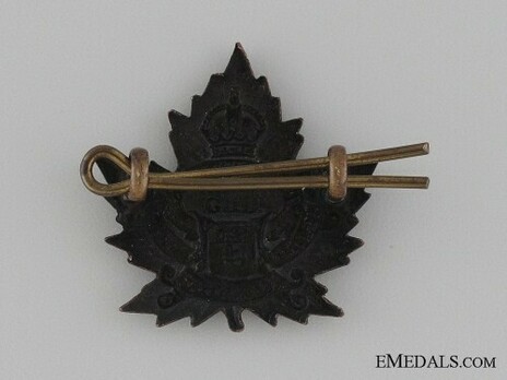 115th Infantry Battalion Other Ranks Collar Badge Reverse