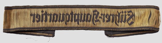 German Army Führerhauptquartier Cuff Title (1st version) Reverse