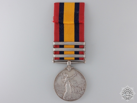 Silver Medal (minted without date, with 3 clasps) Reverse