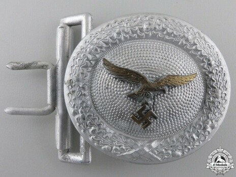 Luftwaffe Officer Ranks 2nd Pattern Brocade Belt Buckle Obverse