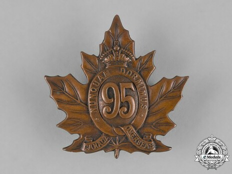 95th Infantry Battalion Other Ranks Cap Badge Obverse