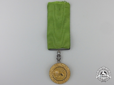 Order of Homayoun, Gold Medal Obverse