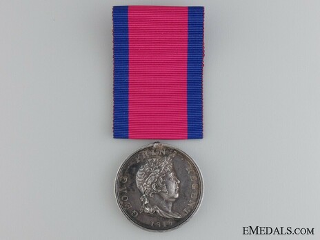 Waterloo Medal (unstamped) Obverse