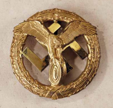 German Motor Sports Badge, in Gold Obverse