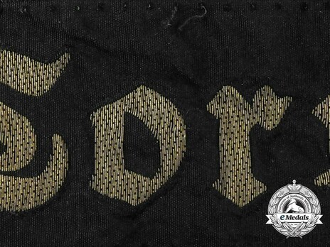 Kriegsmarine Torpedoboot Kondor Cap Tally Ribbon Detail