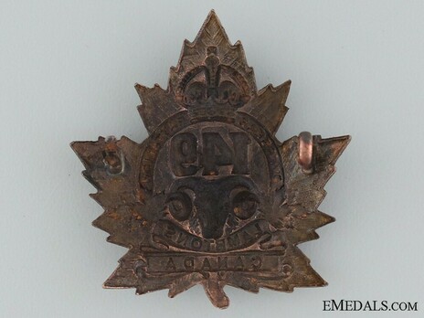 149th Infantry Battalion Other Ranks Cap Badge Reverse