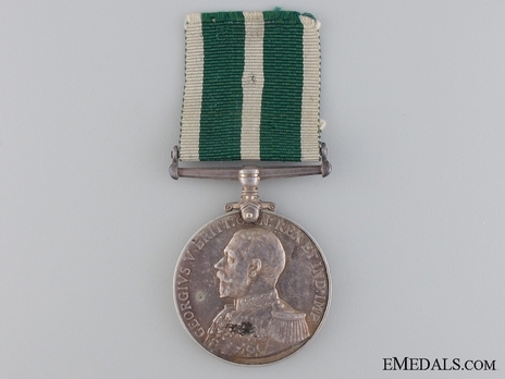 Silver Medal (with King George V in admiral's uniform) Obverse