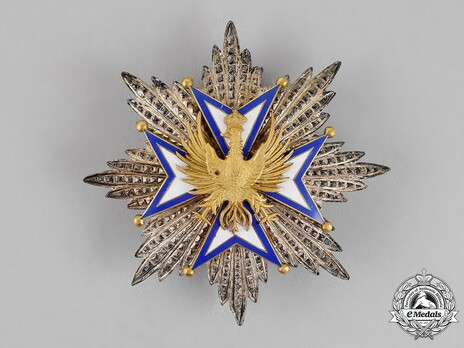 Order of the Eagle of Este, Foreign Division, Grand Cross Breast Star Obverse