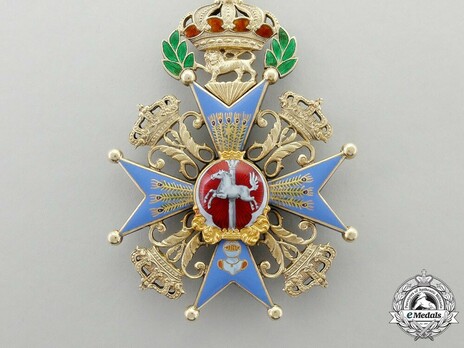 Dukely Order of Henry the Lion, Grand Cross (in silver gilt) Obverse