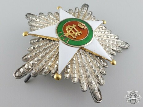 Order of the Colonial Star of Italy, Grand Cross Breast Star Obverse