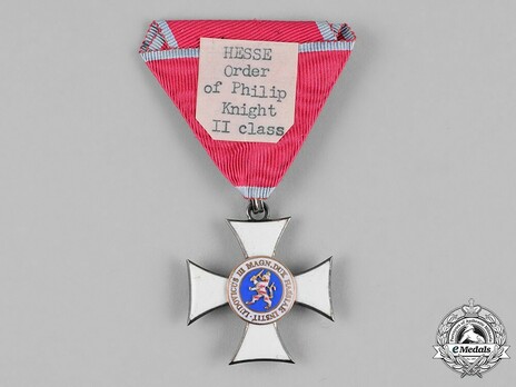 Order of Philip the Magnanimous, Type II, II Class Knight's Cross (version 2, in silver gilt) Reverse