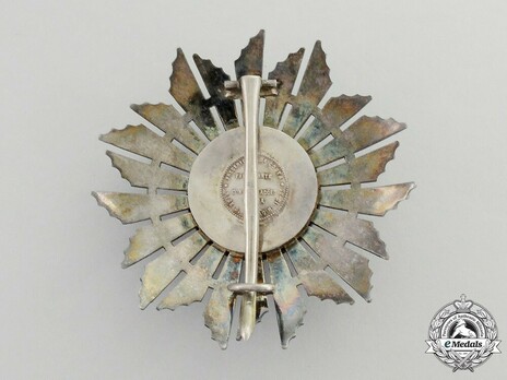 Grand Officer Breast Star Reverse