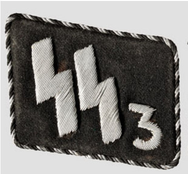 SS-Standarte 3/VT "Der Führer" NCO/EM Collar Tabs Obverse