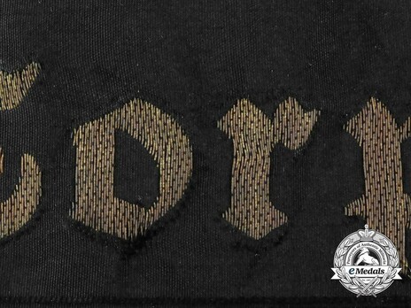 Kriegsmarine Torpedoboot Iltis Cap Tally Ribbon Detail