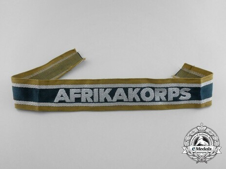 Afrikakorps Official Cuff Title Obverse