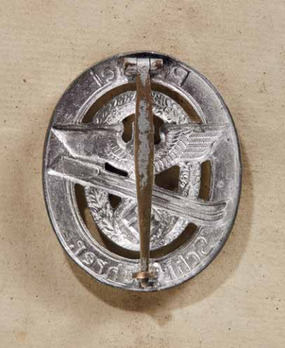 Police Ski Leader Badge Reverse