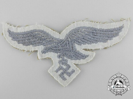 Afrikakorps Luftwaffe Breast Eagle (cut-out version) Reverse