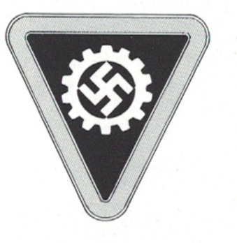 DAF 2nd Pattern Reichsfrauenamt Sachgebietswalterin/Unterabteilungswalterin Lapel Badge Obverse