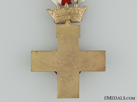 1st Class Cross (white distinction) (bronze gilt) Reverse