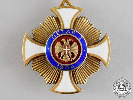 Order of the Star of Karageorg, Civil Division, III Class Obverse