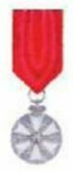 Order of the White Star, Silver Medal (in silver/enamelled) Obverse