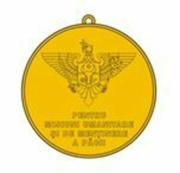 Medal for Humanitarian Missions and Peacekeeping Reverse