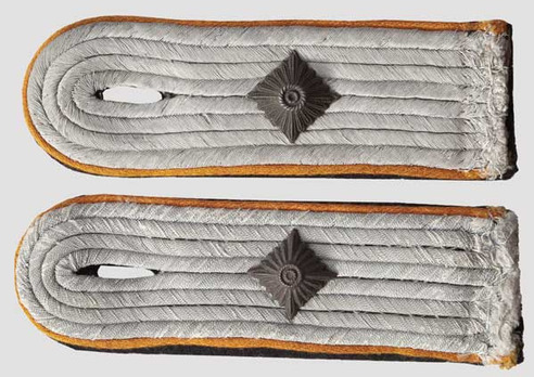 Waffen-SS Field Police/Special & Technical Services Obersturmführer Shoulder Boards Obverse