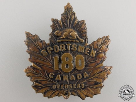 180th Infantry Battalion Other Ranks Cap Badge Obverse 