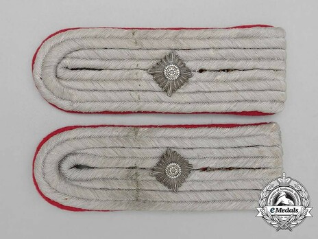 German Army Veterinary Oberleutnant Shoulder Boards Obverse