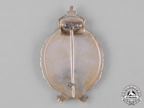 Pilot Badge, by C. E. Juncker (in silver, unmarked) Reverse