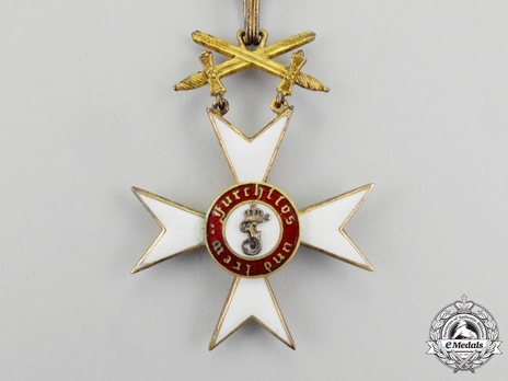 Order of the Württemberg Crown, Military Division, Knight's Cross (in silver gilt) Reverse