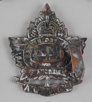 144th Infantry Battalion Other Ranks Collar Badge Reverse