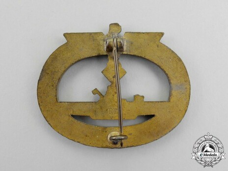 Submarine War Badge, by R. Karneth Reverse