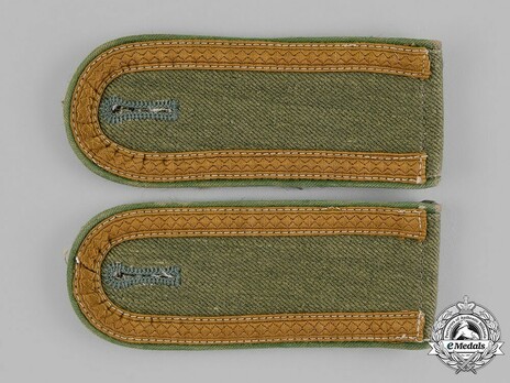 German Army Tropical Panzer Grenadier Unteroffizier Shoulder Boards Obverse