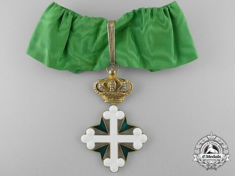 Order of St Maurice and St. Lazarus, Commander Cross (in gilt) Obverse