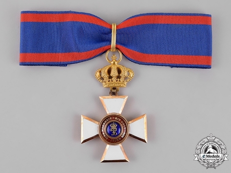 House Order of Duke Peter Friedrich Ludwig, Civil Division, Grand Commander (with crown, in gold) Obverse