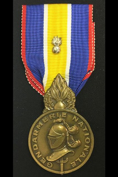 Medal for the National Gendarmerie, Bronze Medal