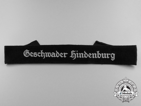 Luftwaffe Geschwader Hindenburg Cuff Title (NCO/EM version) Obverse